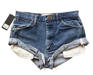 Ein Teelöffel blau Vintage Bandits hoch geschnitten Bündchen Shorts $ 150 Größe XS (OT2) - Bild 1 von 8