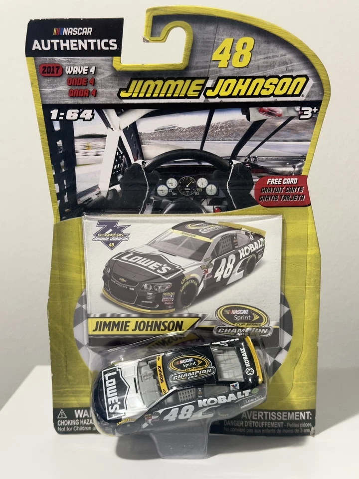 NASCAR Authentics Jimmie Johnson #48 Lowe's 2017 Wave 4 Chevrolet SS 1 64