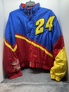 Chase Authentics Jeff Gordon 24 NASCAR Racing Jacket Dupont, Size XXL - Picture 1 of 11