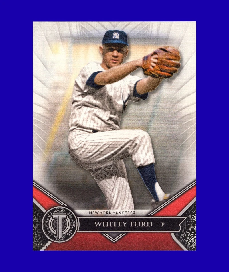 Whitey Ford 2017 Topps Tribute 5x7 SILVER #3 - #'d 03/49 - Yankees - Mint - Image 1 of 1