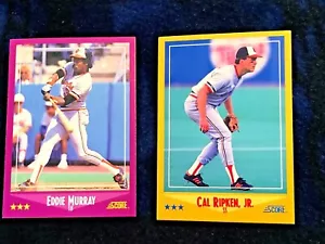 Score 1988 Your U Pick - Cal Ripken Eddie Murray Mint - Picture 1 of 4