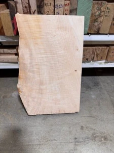 2" Flame Curly Figured Maple Top Billet 2"X 11.5-12"x20" 8/4 Carve Top Strat - Picture 1 of 3