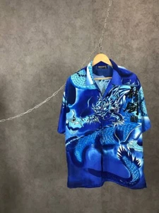Dragon Japanese crazy Hawaiian shirt - Picture 1 of 6