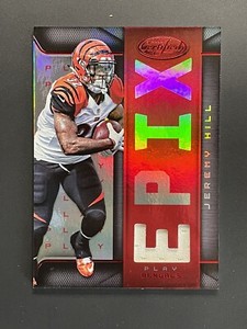 2016 Panini Certified Epix Jersey Jeremy Hill Cincinnati Bengals