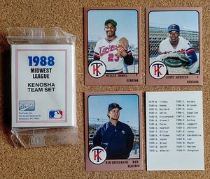 1988 Kenosha Twins Factory  Sealed Team Set ~ Willie Banks ~ Lenny Webster - Picture 1 of 1