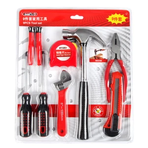 Santo 9-teiliges Werkzeugset Koffer Mechaniker Kit Box reparieren Rollen organisieren Werkzeugkiste neu UK - Bild 1 von 5