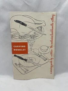 CUTCO CUTLERY KNIVES CARVING BOOKLET 1958 VINTAGE MEAT FOOD PREPARATION - Picture 1 of 5