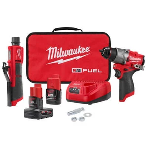 Milwaukee 3459-22 M12 FUEL 12V Cordless Commercial Tire Flat Repair Kit - Picture 1 of 12