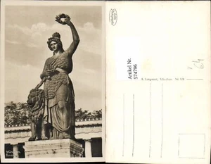 574796,Foto Ak München Bavaria Statue pub A. Lengauer 175 - Picture 1 of 1