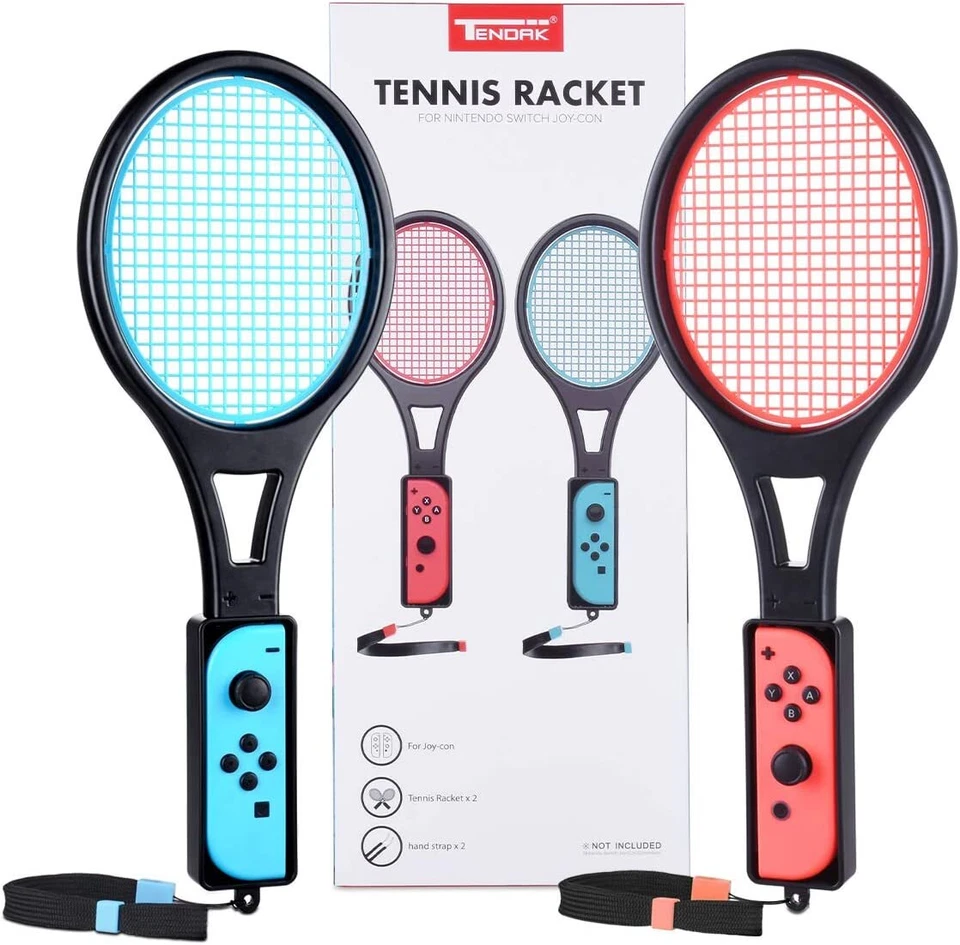 Mario Tennis Racket - Tendak Tennis Racket for Nintendo Switch Joy-Con Mario 12 - Image 1 of 4