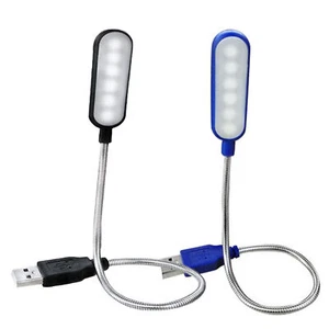 Veilleuse USB LED Portable Lampe de Lecture Flexible PC Portable Ordinateur Portable - Photo 1/16