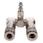 2-Way Air Hose Splitter Fittings High Pressure Resistance and Air Hose Connector