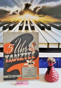 " 5 Uhr Tanztee " Band 20, für Klavier mit Gesangstimme - Bild 1 von 4