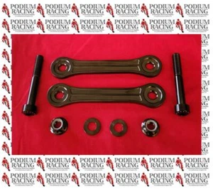 DUCATI PANIGALE V4 SEAT LOWERING BLACK TITANIUM RIDE HEIGHT REACTION ROD - Picture 1 of 8
