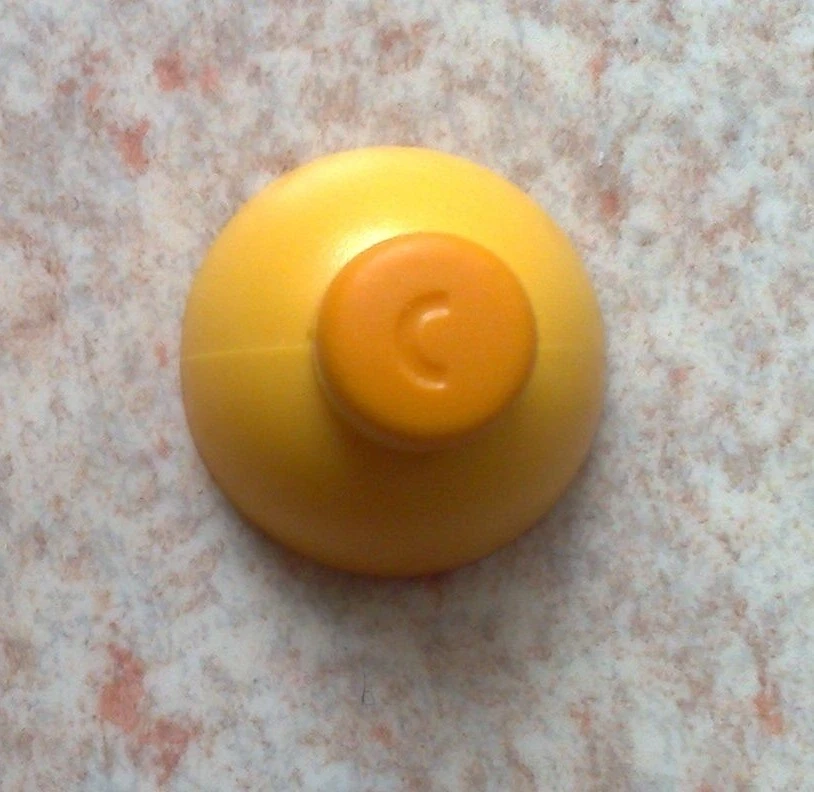 C-Button Analog Stick Cap for Gamecube controller - Yellow Joystick Thumbstick - Image 1 of 1