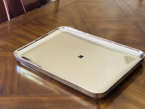 SAMBONET  ITALY T- LIGHT Double Wall Stainless Steel Rectangular Serving Tray - Picture 1 of 8