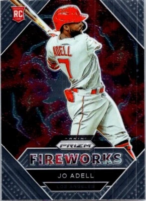 2021 Panini Prizm - Fireworks Jo Adell #FW9 (RC) Rookie Angels - Image 1 of 2