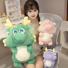 Cartoon Fluffy Round Eyes Dragon Toys Dragon Stuffed Animal Doll  Girls Gifts