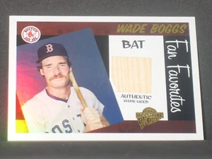 Wade Boggs 2005 Topps All Time Fan Favorites Originals Bat Rainbow (22/25) BoSox - Bild 1 von 3