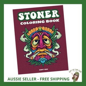 Stoner Colouring Book - Trippy Psychedelic Coloring for Relaxation - Picture 1 of 2