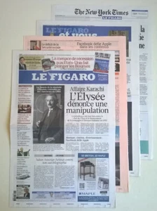LE FIGARO N°20 883 du 23/09/2011 - Aff. Karachi/ Relativité Einstein contredite - Foto 1 di 12