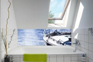 Badrückwand Wandverkleidung Fliesenverkleidung - aus Alu-Dibond - BR1011 - Bild 1 von 2