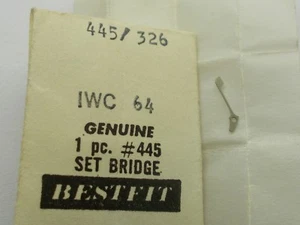 ORIGINAL INTERNATIONAL IWC CAL. 64 SATZ BRÜCKE NEUES UHRWERK TEIL 445 - Bild 1 von 2