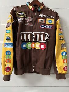 Vintage NASCAR Chase Authentic’s Kyle Busch #18 M&M’s Jacket Coat Size Medium