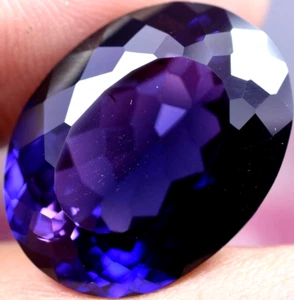 SELTENER natürlicher lila-blauer Tansanit 31,60 ct IF-zertifizierter makelloser loser Edelstein - Bild 1 von 10