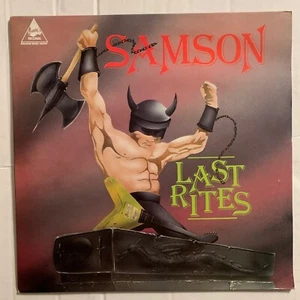 SAMSON Last Rites - USED LP VINYL - IMPORT - 1984 Thunderbolt Records THBL-015 - Picture 1 of 1