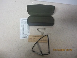 VINTAGE MACHINEST H B TOOL COMPANY THREAD TRIANGLE GAGE GAUGE WITH CASE - Picture 1 of 10