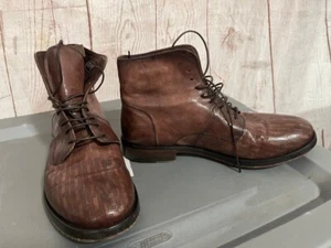 Alexander Hotto 60054 Herren Braun Stivaletto Schnürstiefel Größe EUR 41 - Bild 1 von 9