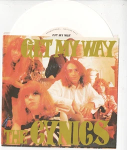 CYNICS Get My Way PROMO 7" VINYL w/PS 80s GARAGE ROCK White Vinyl - Picture 1 of 1