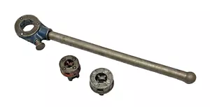 RIDGID® 0-R Ratchet Pipe Threading Kit W/ 3/8" & 1/2" Die Heads - Picture 1 of 12