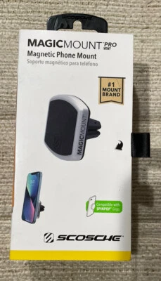 Scosche MagicMOUNT Pro Magnetic Vent Mount -  Black/Silver - Image 1 of 3