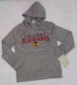 NEW NHL Chicago Blackhawks Hoodie Hooded Sweatshirt Youth Boys S Small 8 NEW NWT - Picture 1 of 1