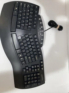 Perixx Periboard-512 Wired Ergonomic Split Keyboard Palm Rest Multimedia Keys - Picture 1 of 5