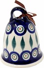 Polish Pottery Christmas Bell 857-56