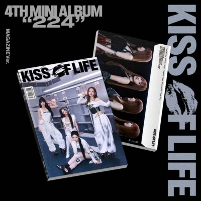 KISS OF LIFE 4th Mini Album 224 Magazine Ver. CD+140p P.Book+P.Card+Sticker+Gift - Image 1 of 2