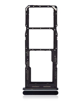 Dual Sim Card Tray Compatible For Samsung Galaxy A04S (A047 / 2022) (Black) - Image 1 of 3
