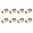 8 Pcs B15D to E14 Light Socket Cup Adapter - Ideal for LED Bulbs