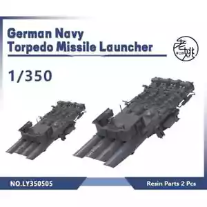 LY350505 1/350 Modelo Actualización Piezas Armada Alemana Torpedo Misiles Lanzador - Imagen 1 de 4