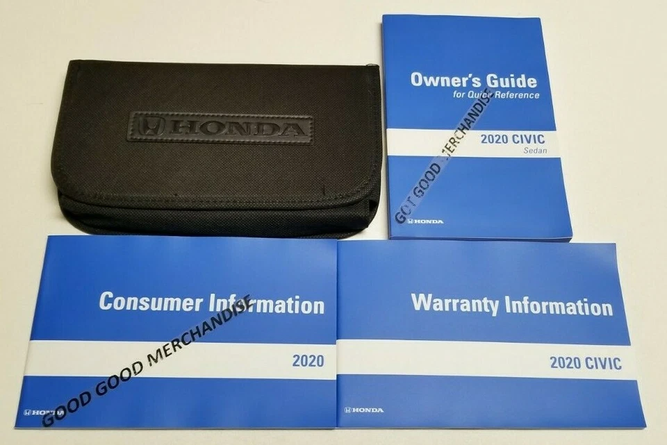 2020 HONDA CIVIC OWNERS MANUAL SEDAN i-STYLE EXL EX LX Si TOURING TURBO PLUS I4