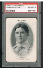 1906 Fan Craze NL Charley Dooin PSA 8 Philadelphia Phillies NM-MT