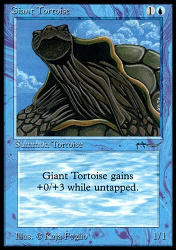Giant Tortoise (Light) ~ Heavily Played Arabian Nights MTG Magic UltimateMTG Blu - Image 1 of 1