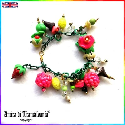 Chain Pendant Charm Bracelet Elegant Luxury Jewelry Fashion Accessories Fruits - Image 1 of 4