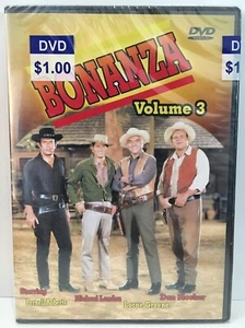 Bonanza - Volume 3 (DVD 2004) 2 Classic Episodes Michael Landon Brand New Sealed - Picture 1 of 2