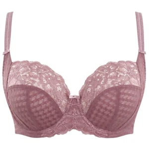 Panache Envy Full Cup Balconette Bra Mauve Pink 34GG GOOD USED CONDITION - Picture 1 of 11