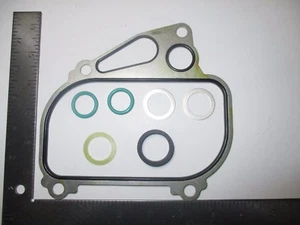 PORSCHE 924S 944 944 TURBO 951 S2 968 OIL COOLER GASKET KIT ALL NEW 944 OIL SEAL - Picture 1 of 6