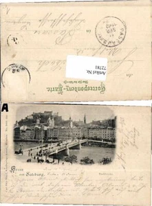 72781,Gruss aus Salzburg Stadtbrücke pub Hayd Otto 5099 - Picture 1 of 1